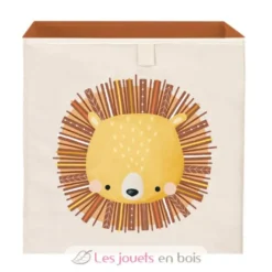 Boîte de rangement carrée Chompy le lion - Sassi Junior