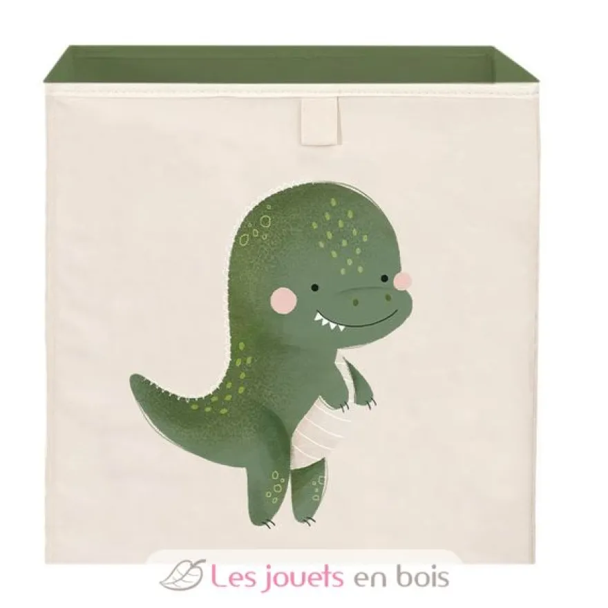 Boîte de rangement carrée Cracky le dinosaure - Sassi Junior