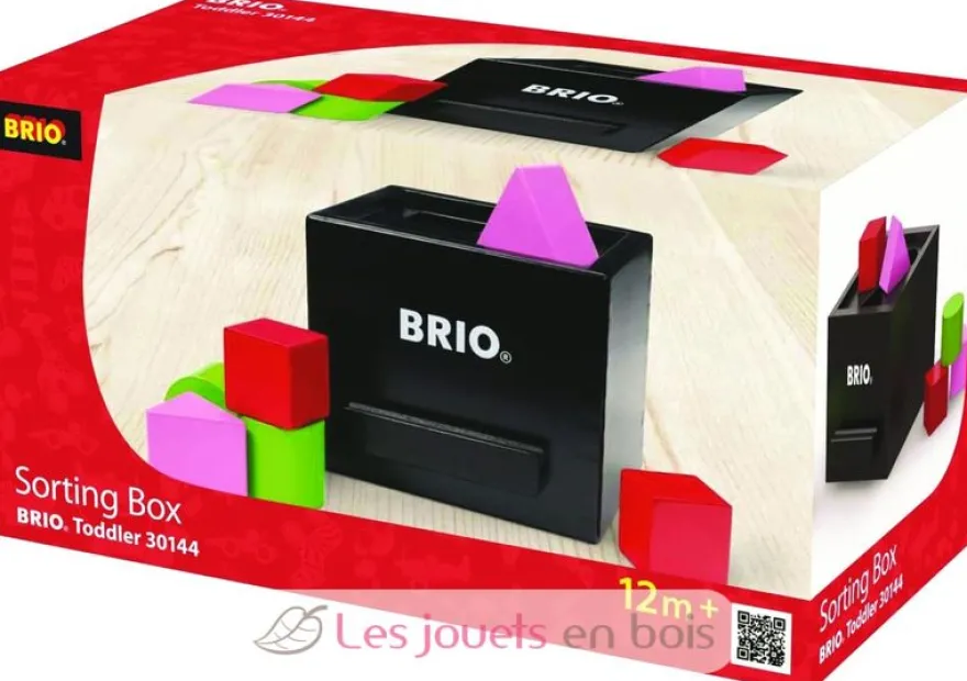 Boîte à formes laquée noire - Brio