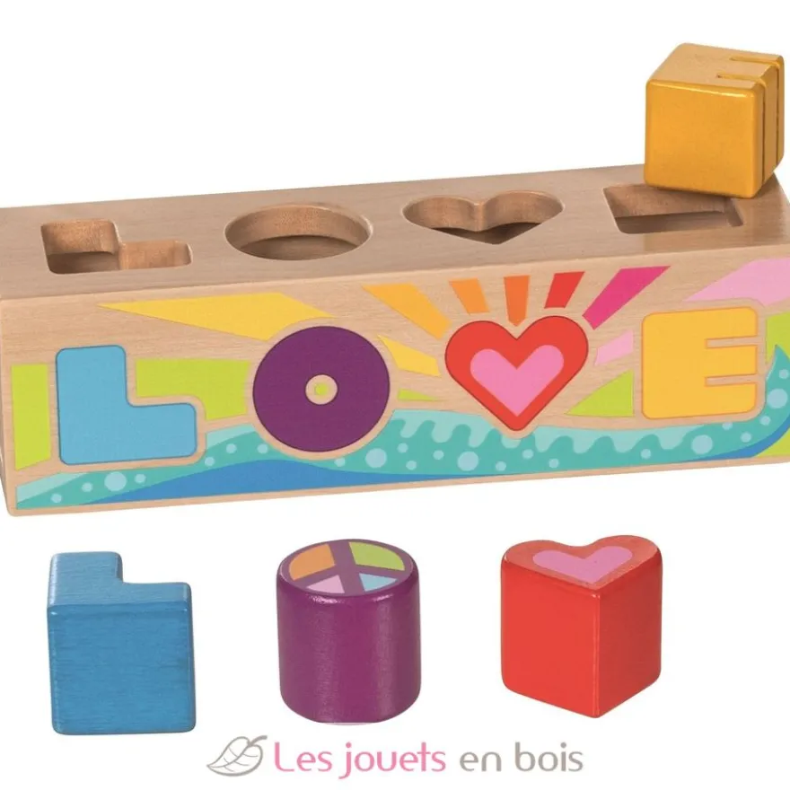 Boîte à formes LOVE - Goki