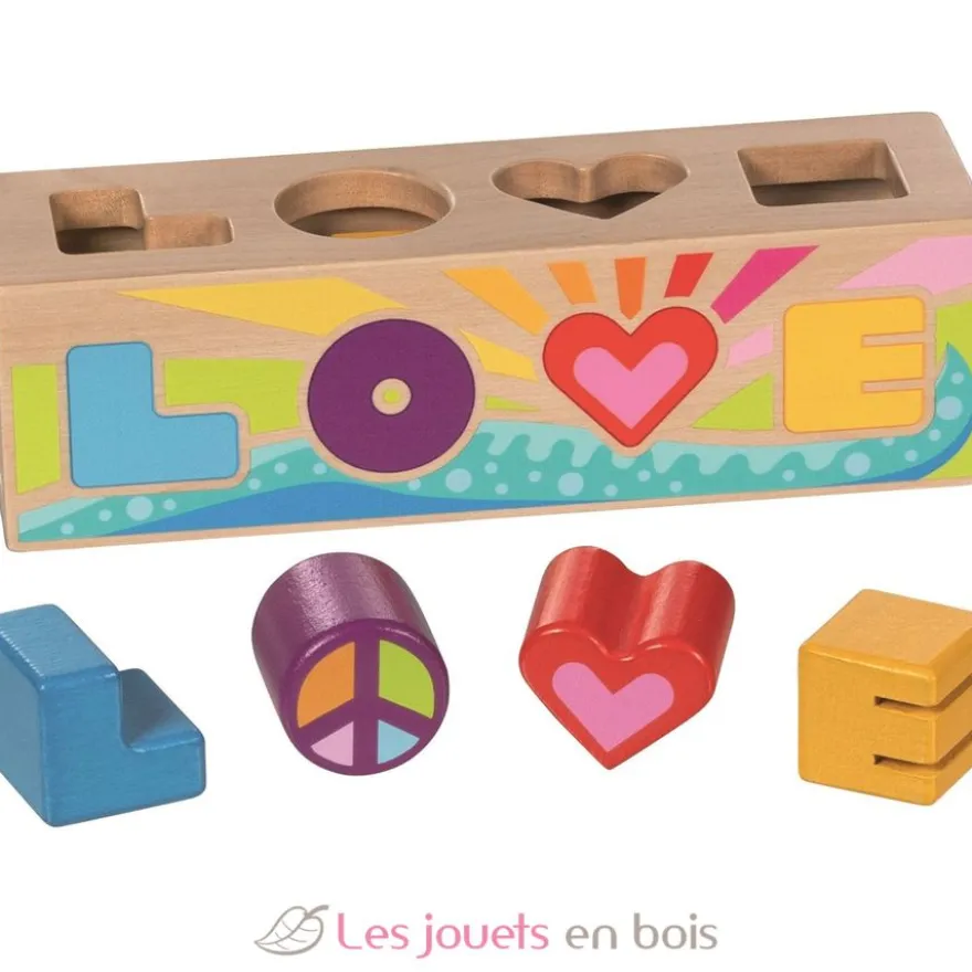 Boîte à formes LOVE - Goki