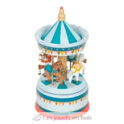Boîte à musique Carrousel à chevaux Cirque - small foot