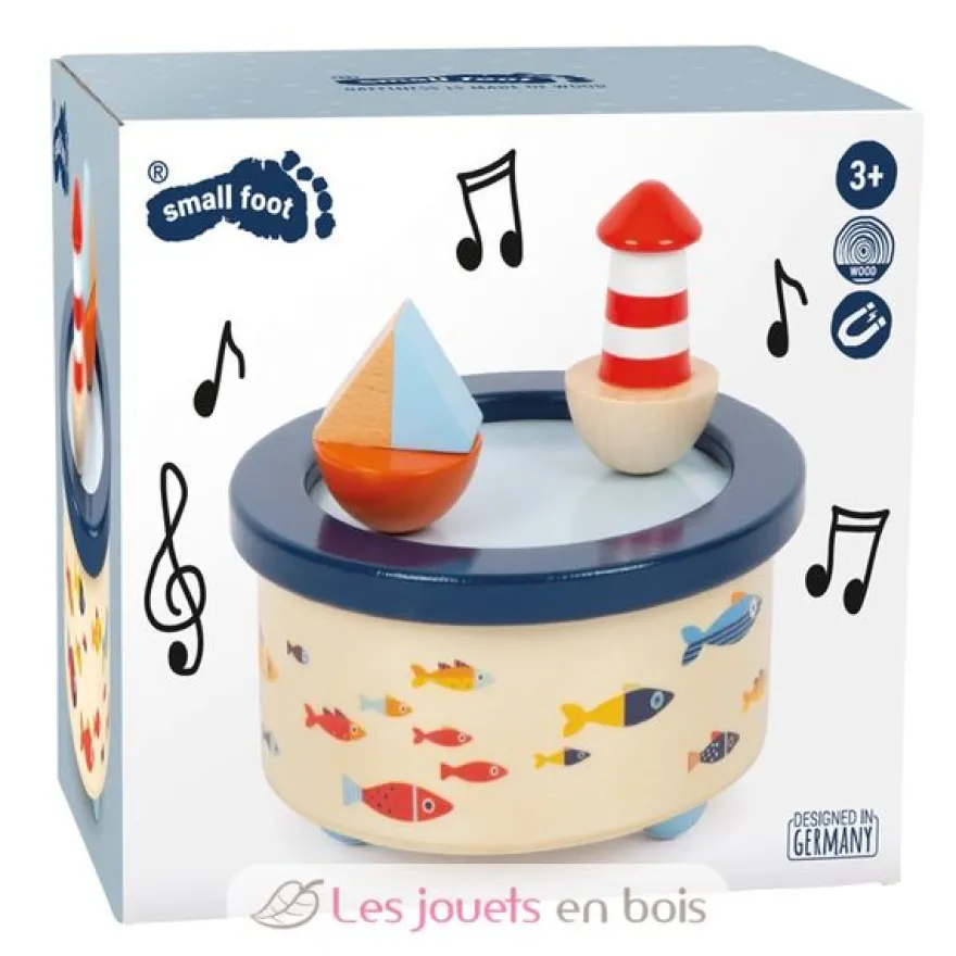 Boîte à musique Grand Océan bleu Small Foot Compagny