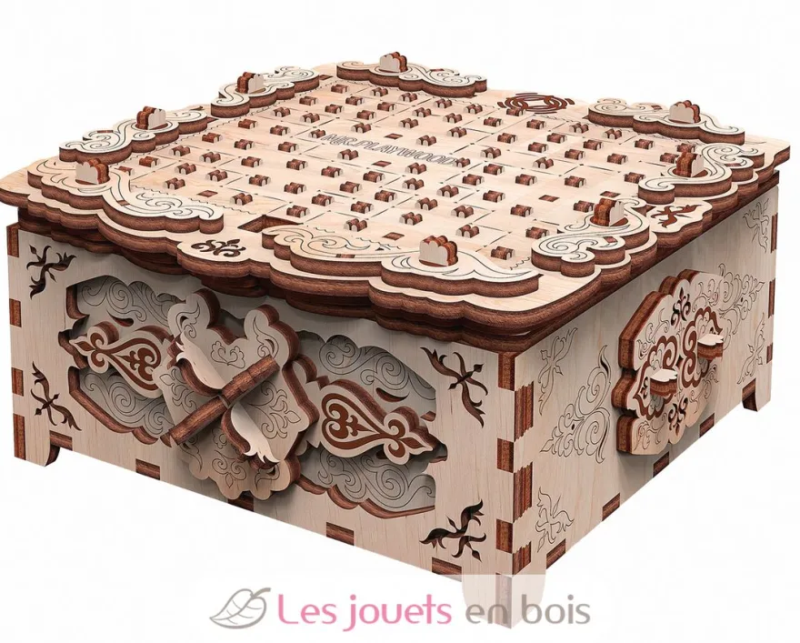 Boîte à secret Fantaisie Florale - Puzzle 3D en bois - Mr. Playwood