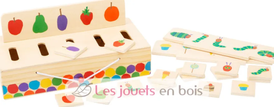 Boîte tri d'images La chenille qui fait des trous - Small Foot company