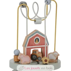 Boulier spirale d'activité en bois Little Farm - Little Dutch