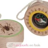 Boussole en bois araignée - Goki