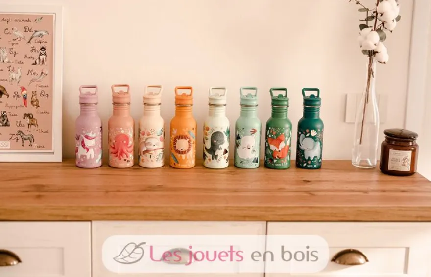 Bouteille en inox Chewy l'éléphant 500 ml - Sassi Junior