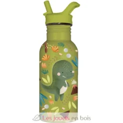 Bouteille en inox Cracky le dinosaure 500 ml - Sassi Junior