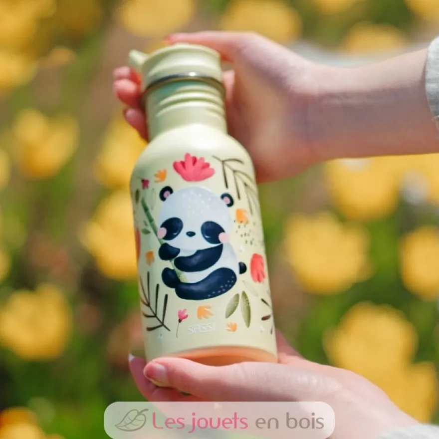 Bouteille en inox Gnummy le panda 500 ml - Sassi Junior