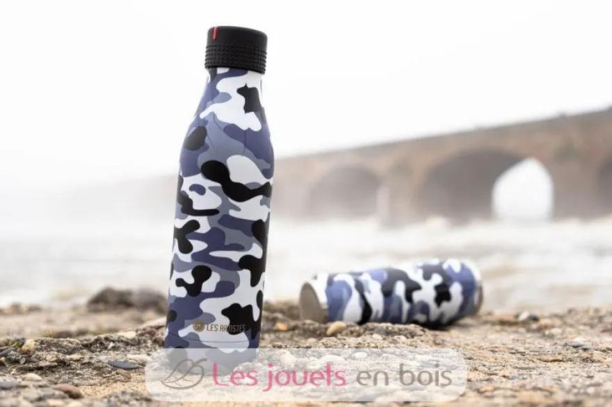Bouteille isotherme Camouflage 500 ml - Les Artistes Paris