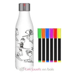 Bouteille isotherme à colorier Snoopy 500 ml - Les Artistes Paris