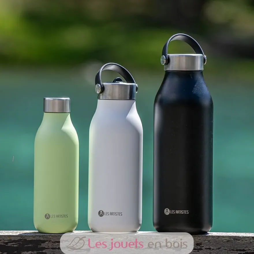 Bouteille isotherme 2.0 Pearl argent 1L - Les Artistes Paris