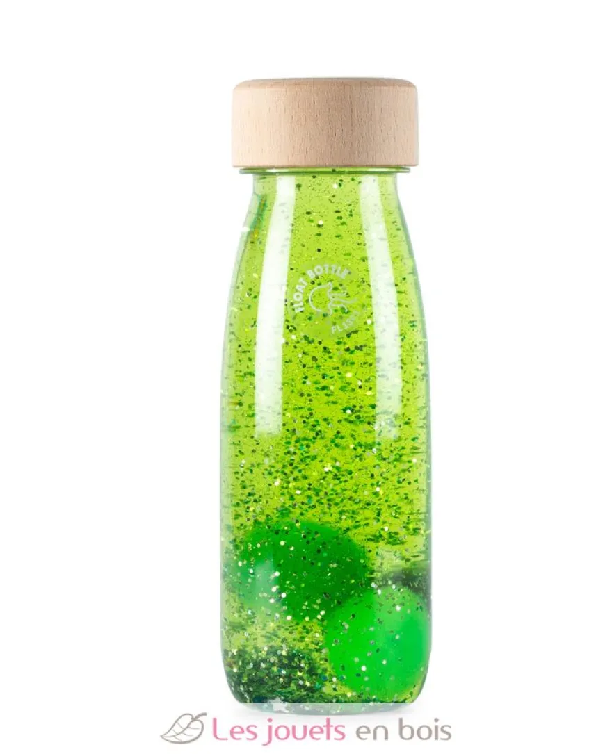 Bouteille sensorielle Float vert - Petit Boum
