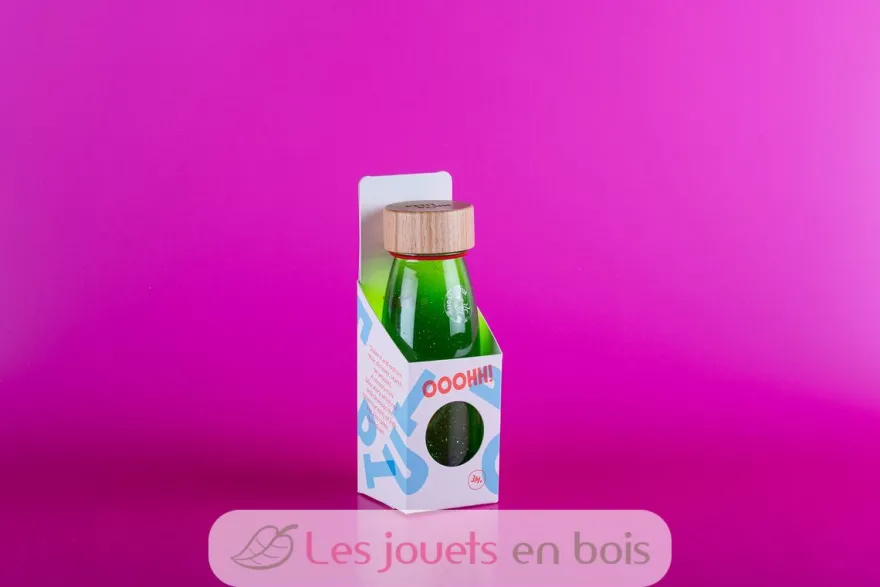 Bouteille sensorielle Float vert - Petit Boum