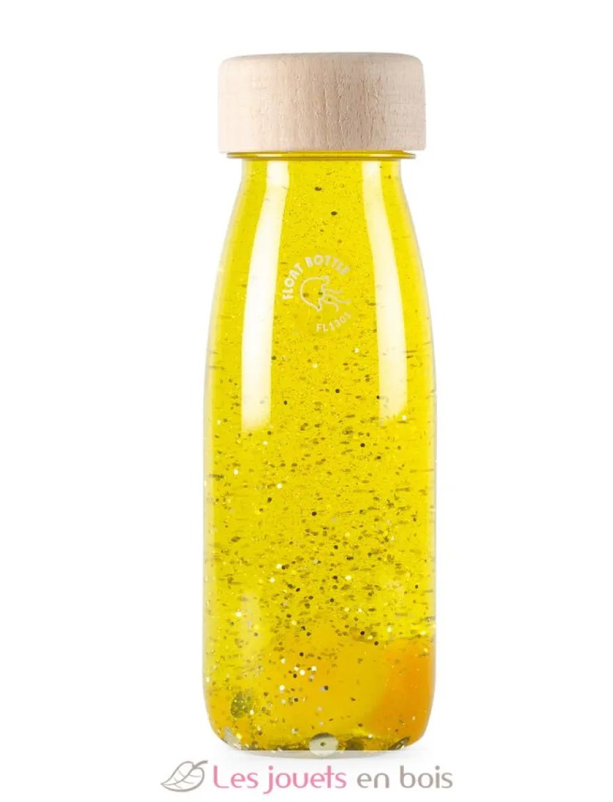 Bouteille sensorielle Float jaune - Petit Boum