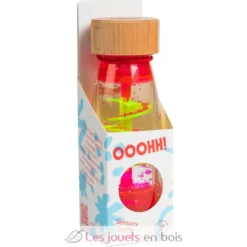 Bouteille sensorielle Move Spirale rose - Petit Boum