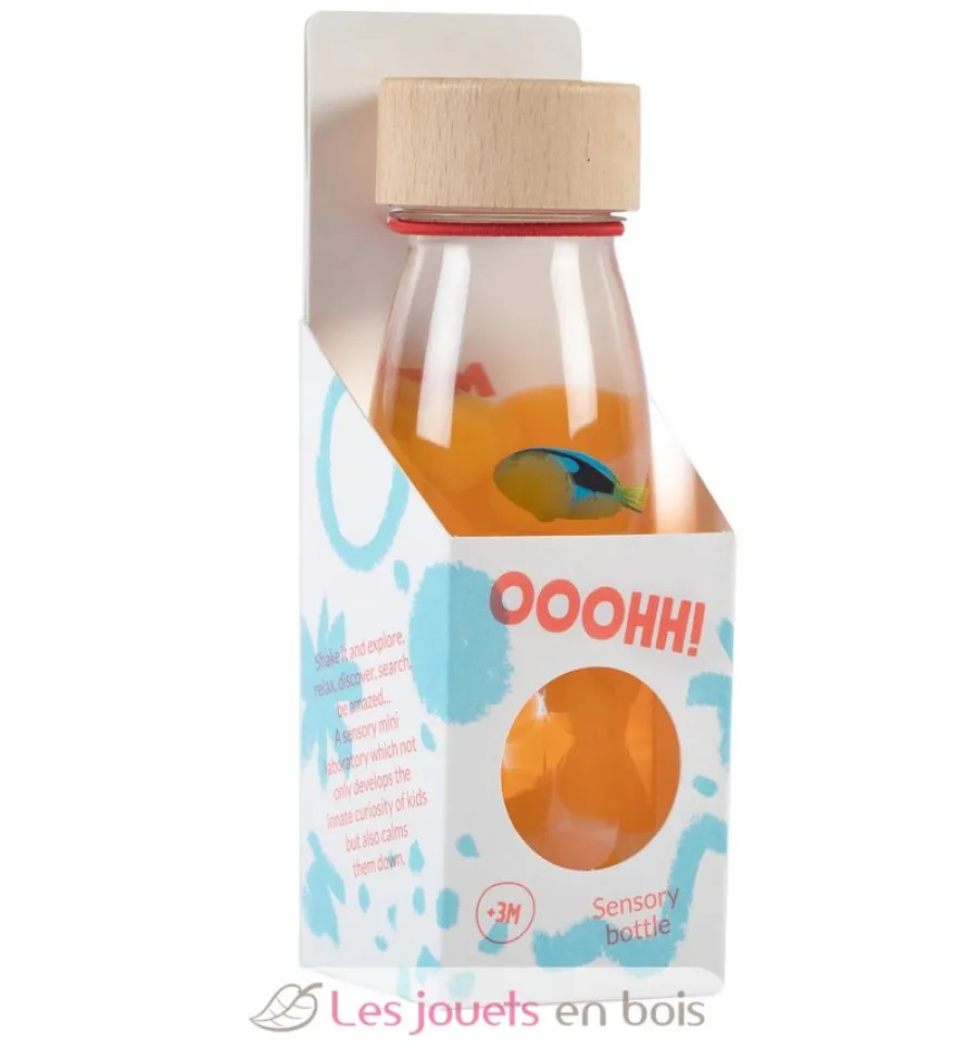 Bouteille sensorielle Sound Blue Tang - Petit Boum
