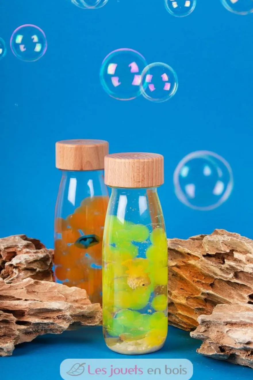 Bouteille sensorielle Sound Poisson Globe - Petit Boum