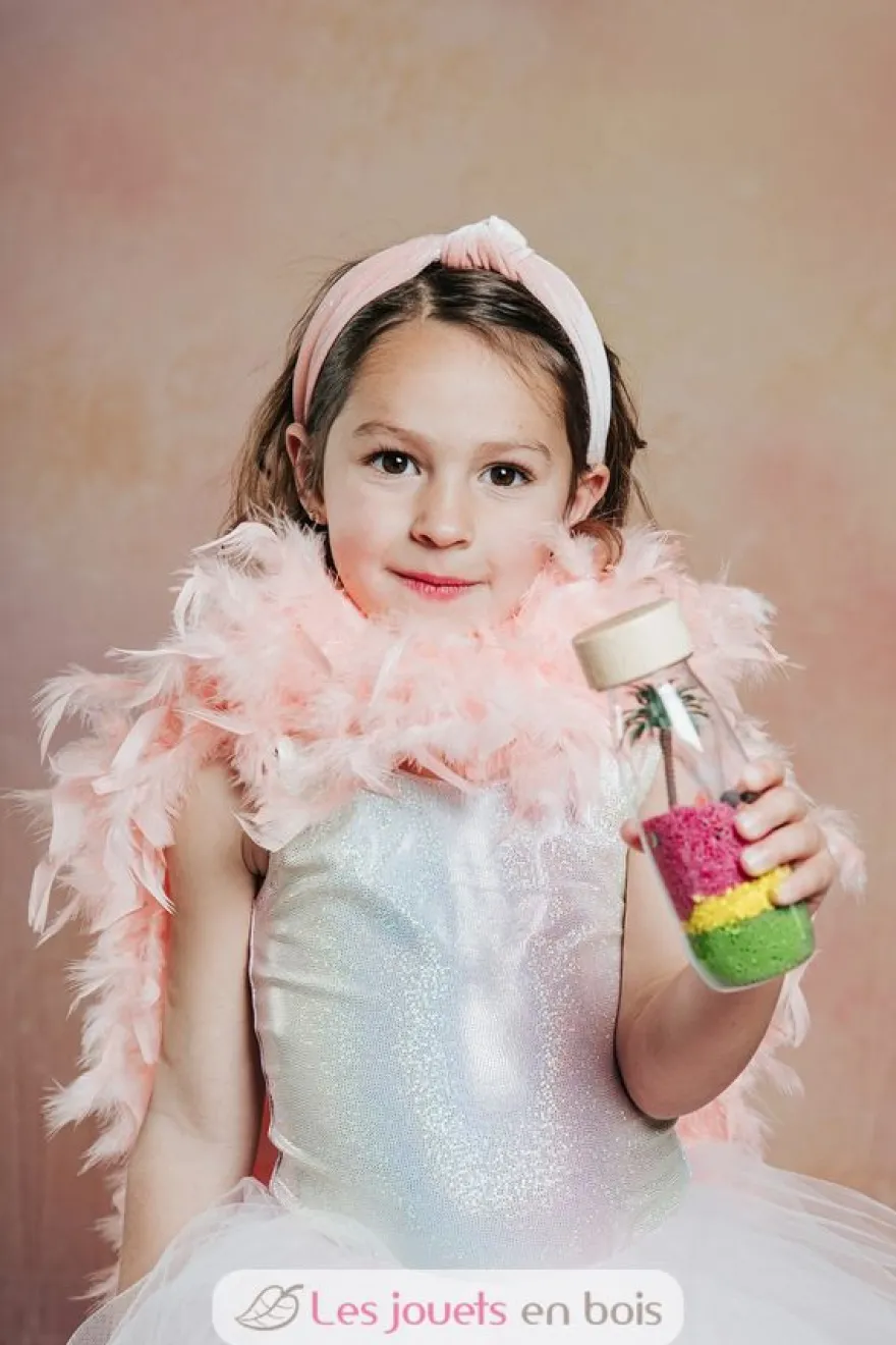 Bouteille sensorielle Spy Flamant rose - Petit Boum