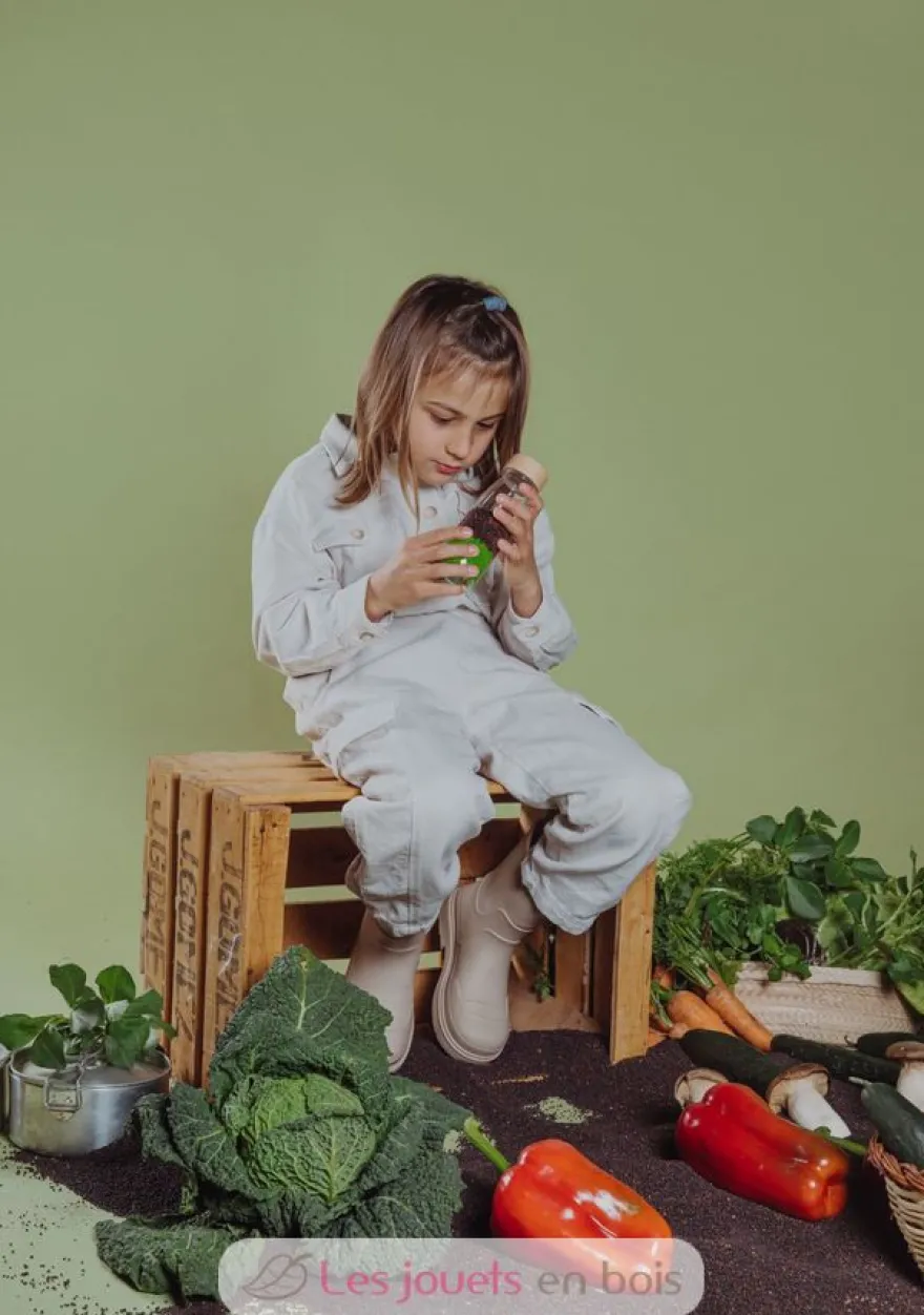 Bouteille sensorielle Veggies - Petit Boum
