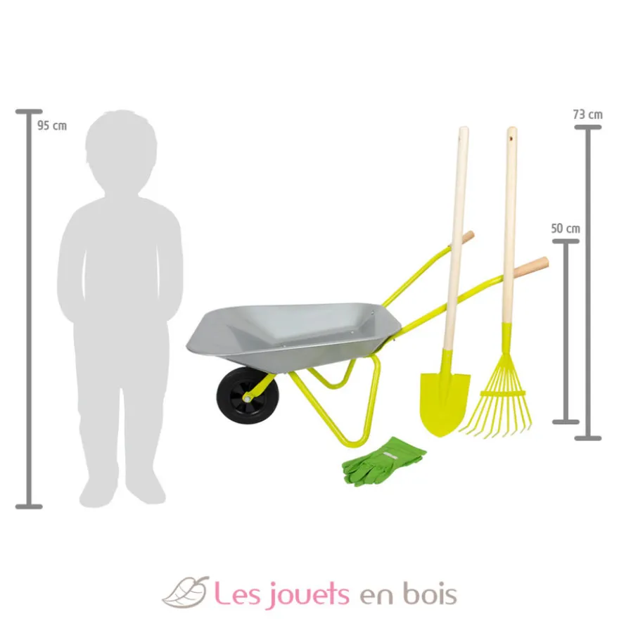 Brouette avec outils de jardin - Small Foot company