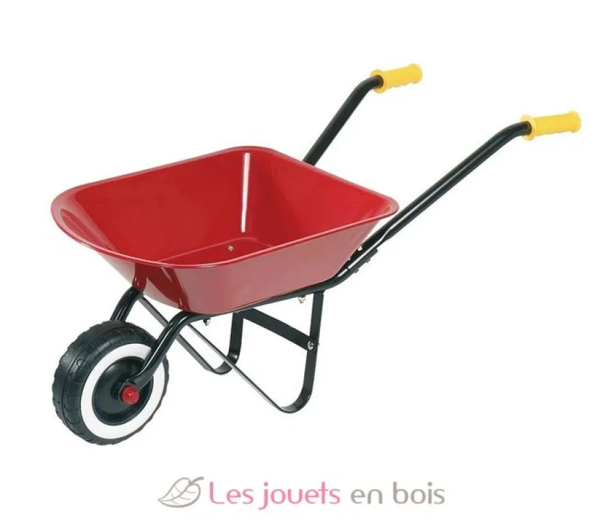 Brouette métal enfant rouge Goki