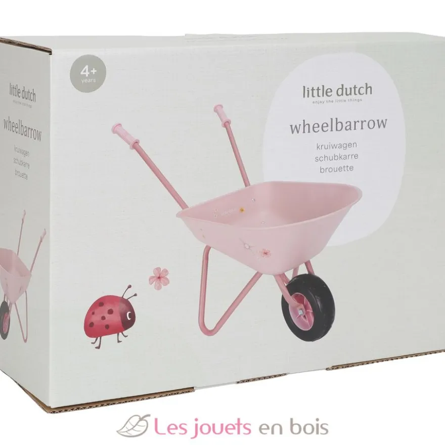 Brouette rose Fairy Garden - Little Dutch