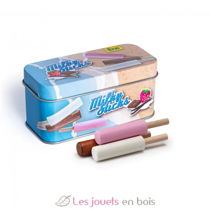 Bâtonnets de crème glacée en bois - Erzi