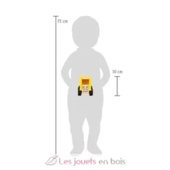 Bétonnière jaune Small Foot Compagny