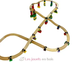 Builder Set - 22 connecteurs de rails - Toy2