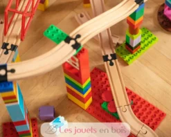 Builder Set Small - 12 connecteurs de rails - Toy2