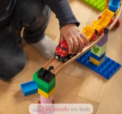 Builder Set Small - 12 connecteurs de rails - Toy2