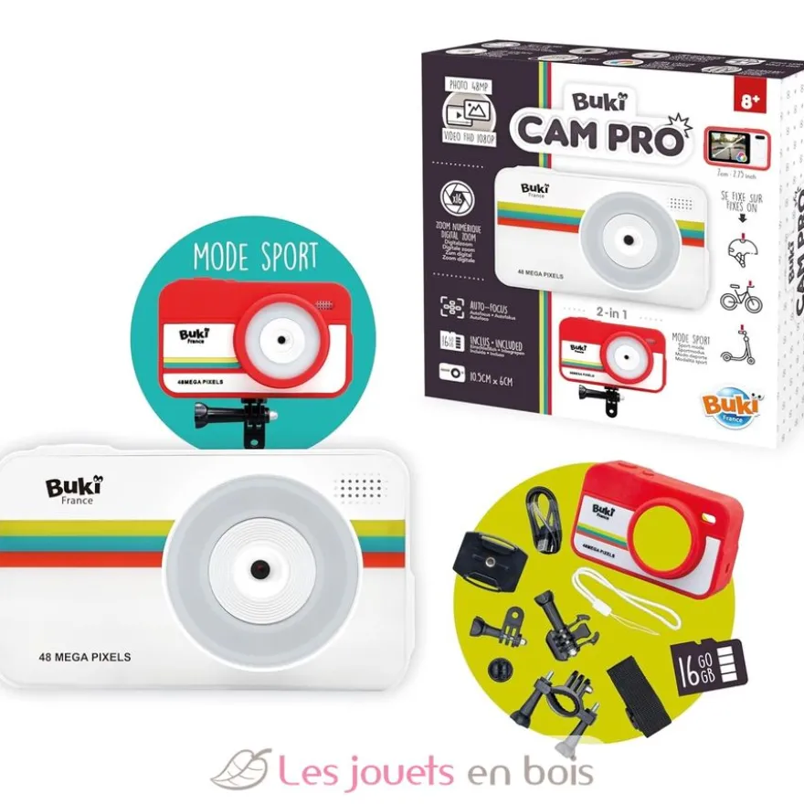 Buki CamPro - Caméra d'action pour enfant - Buki France