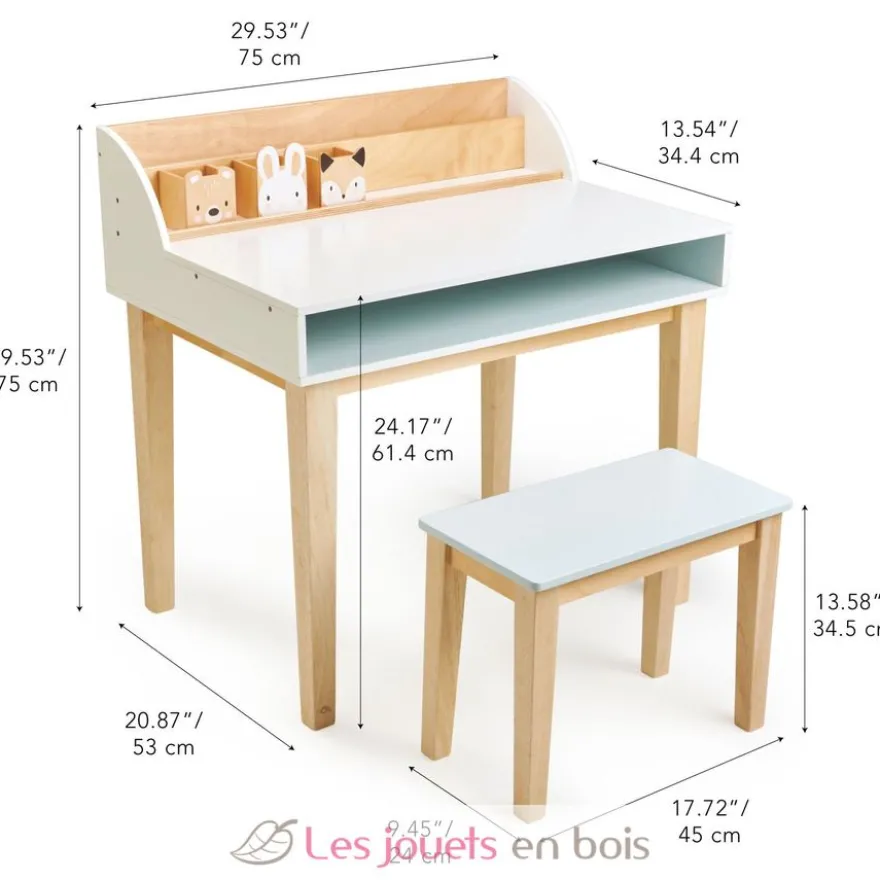 Bureau et chaise enfant - Tender Leaf Toys