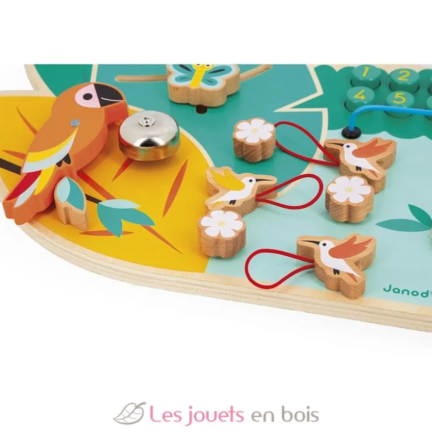Busy-board Crocodile en bois Tropik - Janod