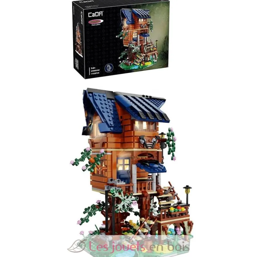 CaDA Bricks - L'arbre maison 4 saisons 1155 pièces - Dès 14 ans