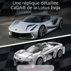 CaDA Bricks - Voiture de course RC Lotus 308 pièces - Dès 6 ans