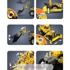 CaDA Construction - Camion chargeur 2 en 1 - 693 pièces - Dès 8 ans