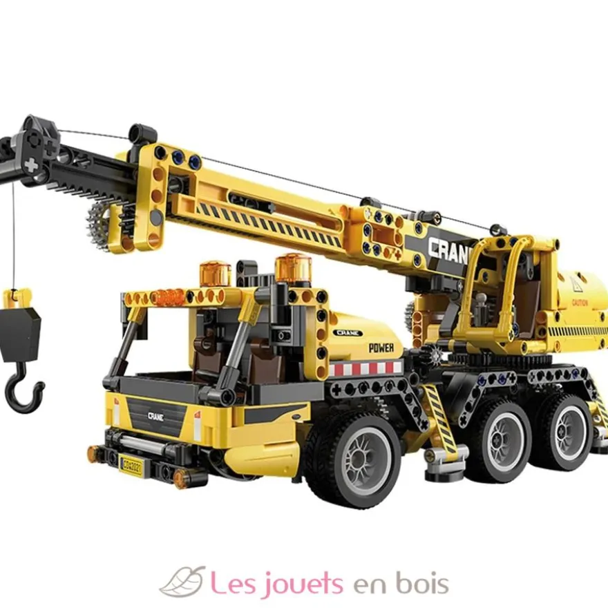 CaDA Construction - Camion grue 658 pièces - Dès 8 ans
