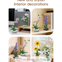 CaDA Creative - Pot de fleurs de camélia 301 pièces - Dès 8 ans