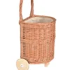 Caddie en osier et tissu naturel - Egmont Toys