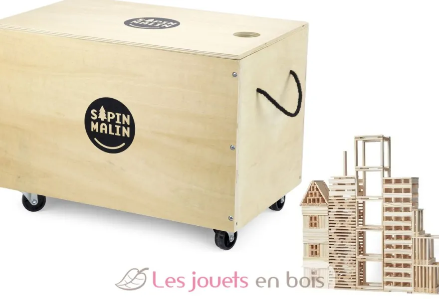 Caisse de 1000 planchettes en bois - Sapin Malin