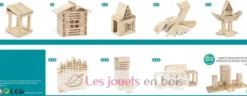Caisse de 1000 planchettes en bois - Sapin Malin