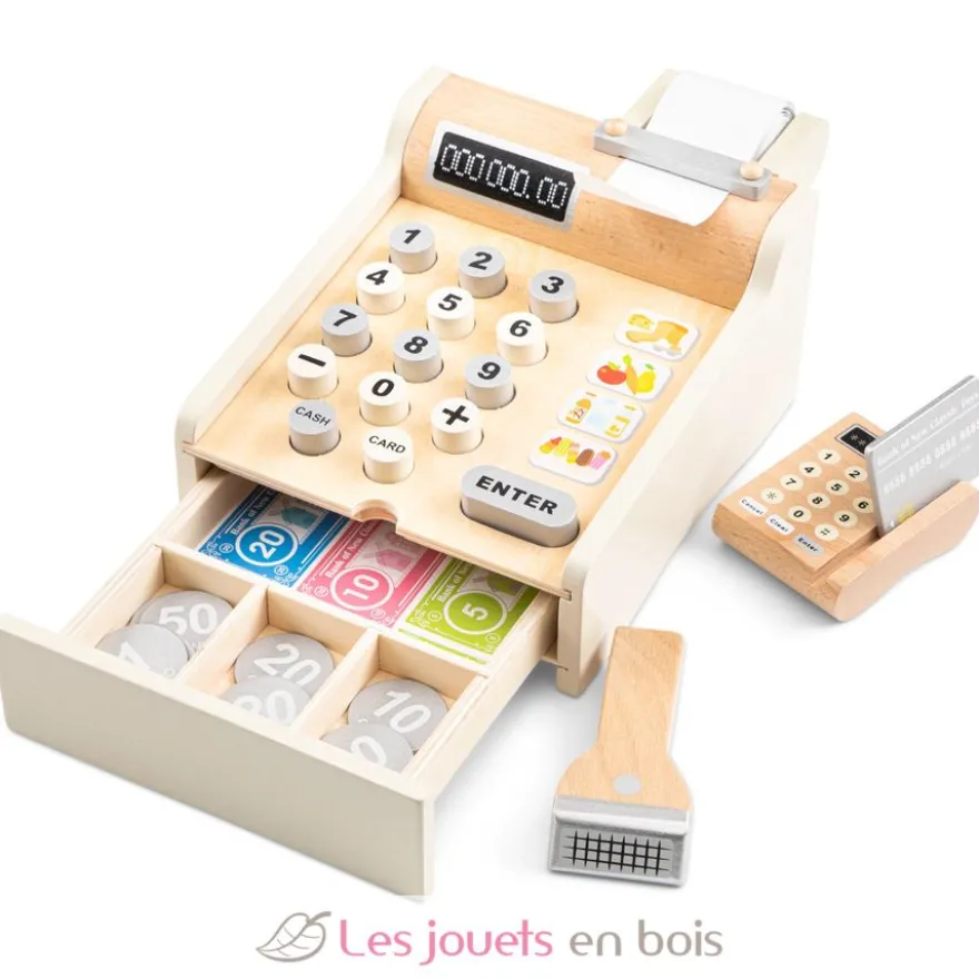 Caisse enregistreuse blanche - New Classic Toys