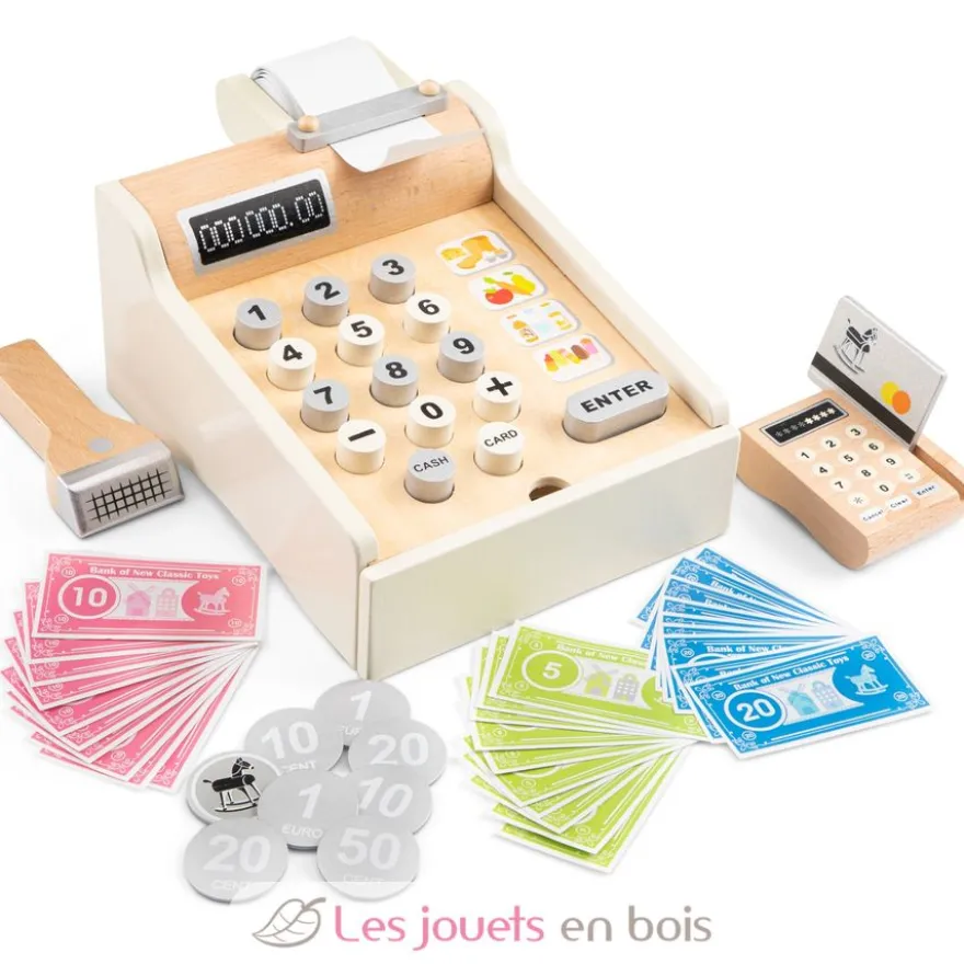 Caisse enregistreuse blanche - New Classic Toys