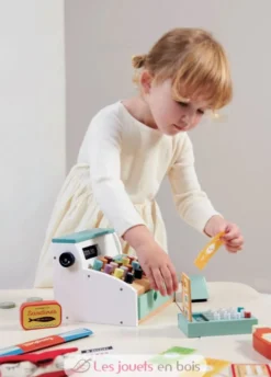 Caisse enregistreuse en bois - Tender Leaf Toys