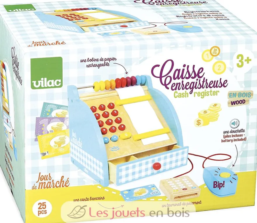 Caisse enregistreuse en bois - Vilac