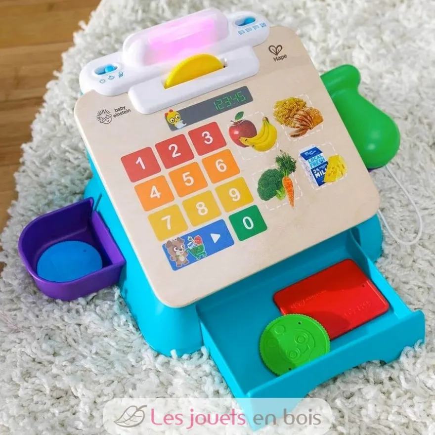 Caisse enregistreuse Magic Touch - Bois et plastique - Hape