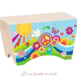 Cajon en bois Flower Power - Dès 4 ans - Goki